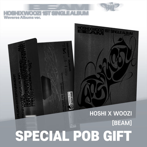 HOSHI X WOOZI - 1st Single Album [BEAM] Weverse Albums Ver. / GIFT - Baro7 Best Kpop Store