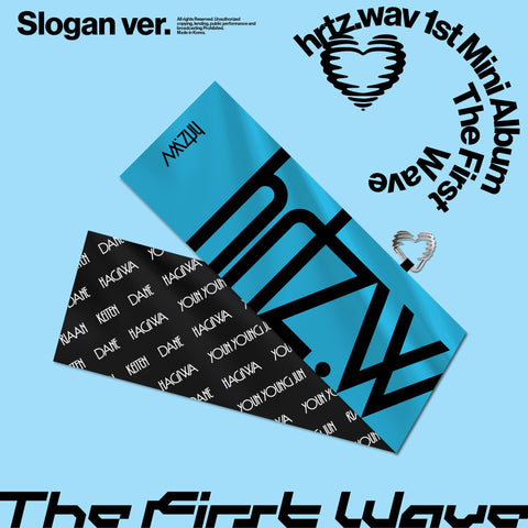 hrtz.wav - 1st Mini Album [The First Wave] Slogan Ver. - Baro7 Best Kpop Store