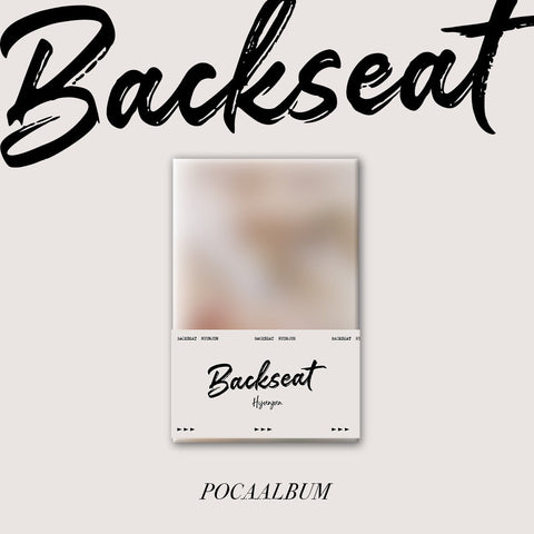 Hyunjun - 5TH SINGLE ALBUM [BACKSEAT] POCA ALBUM - KPOPHERO