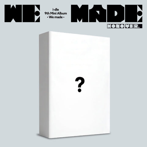 i-dle - 9th Mini Album [We made] Mono Ver. / GIFT - Baro7 Best Kpop Store