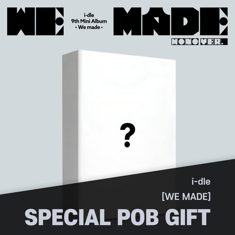 i-dle - 9th Mini Album [We made] Mono Ver. / GIFT - Baro7 Best Kpop Store