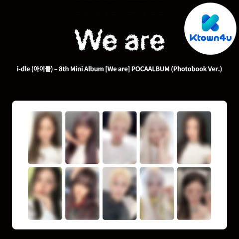 i-dle - 8th Mini Album [We are] POCAALBUM (Photobook Ver.) / GIFT