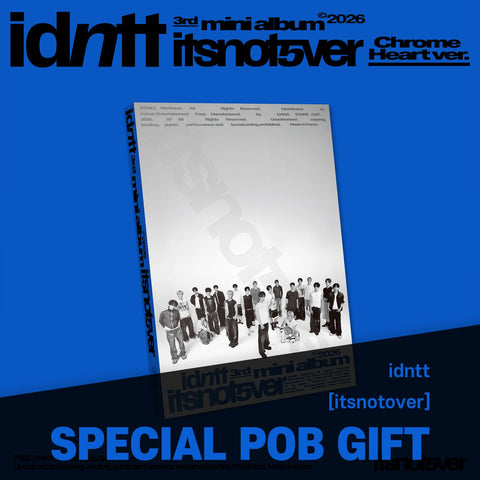 idntt - [itsnotover] Chrome Heart Ver. / GIFT - Baro7 Best Kpop Store