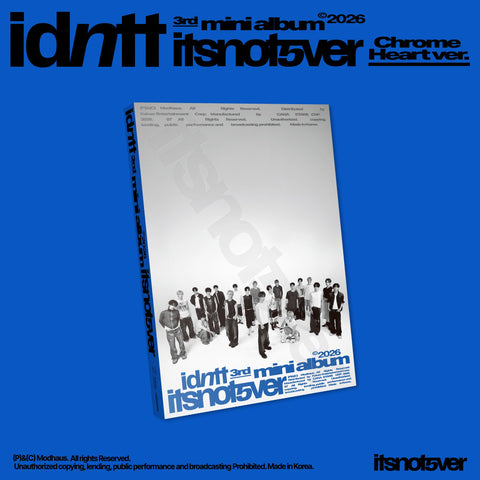 idntt - [itsnotover] Chrome Heart Ver. / GIFT - Baro7 Best Kpop Store