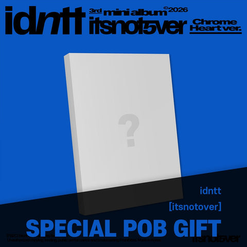 idntt - [itsnotover] Chrome Heart Ver. / GIFT - Baro7 Best Kpop Store