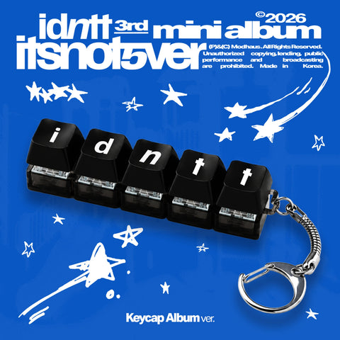 idntt - [itsnotover] Keycap Album - Baro7 Best Kpop Store
