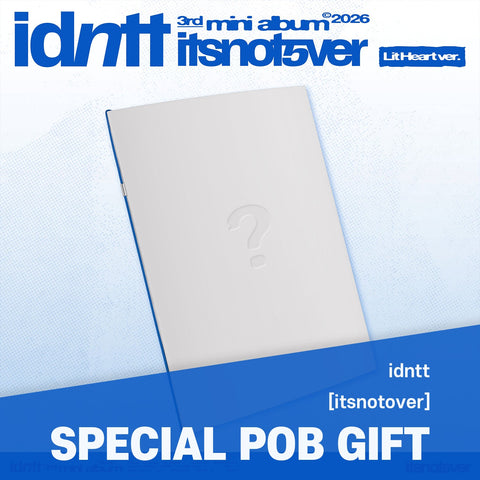 idntt - [itsnotover] Lit Heart Ver. / GIFT - Baro7 Best Kpop Store