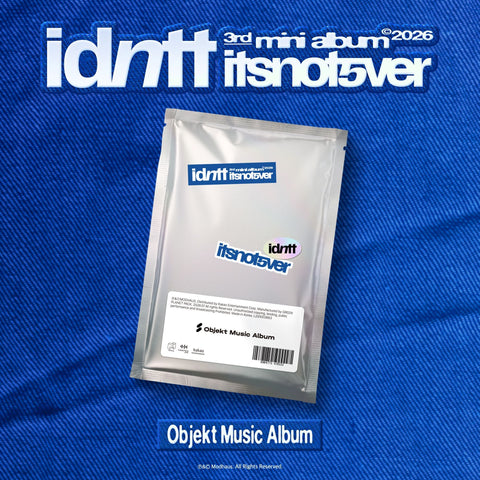 idntt - [itsnotover] Objekt Music Album - Baro7 Best Kpop Store