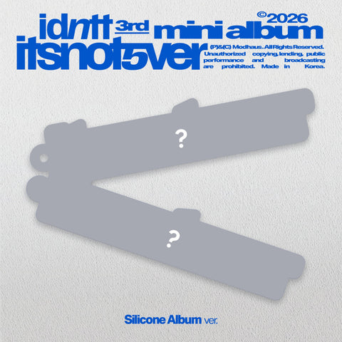 idntt - [itsnotover] Silicone Album - Baro7 Best Kpop Store