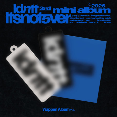 idntt - [itsnotover] Wappen Album - Baro7 Best Kpop Store