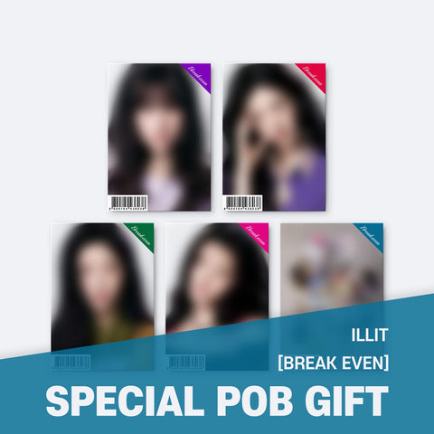 ILLIT - 5th Mini Album [BREAK EVEN] GLLIT Ver. / GIFT - Baro7 Best Kpop Store