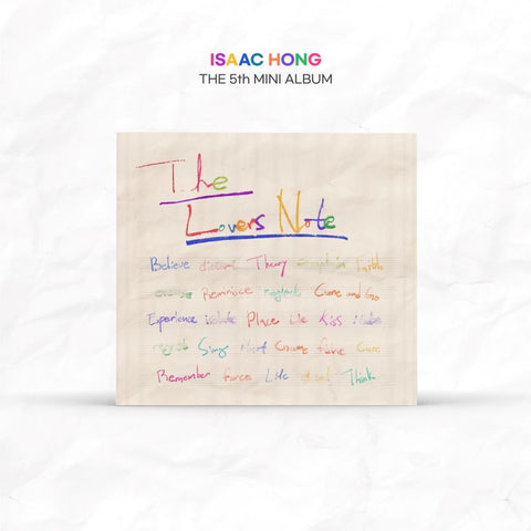 ISAAC HONG - 5th Mini Album [The Lovers Note] - Baro7 Best Kpop Store