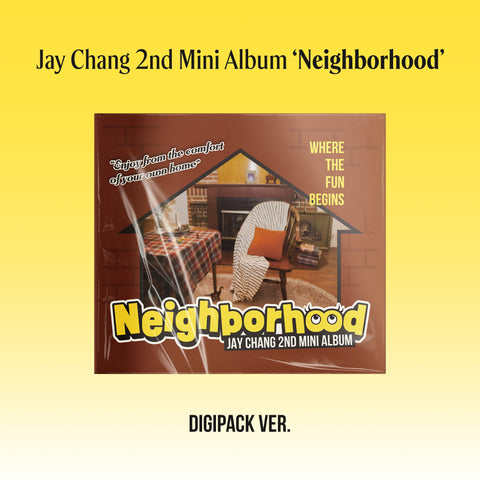 Jay Chang - 2nd Mini Album [Neighborhood] Digipack Ver. - Baro7 Best Kpop Store