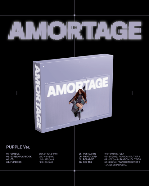 JISOO - Mini Album [AMORTAGE] EXCLUSIVE EDITION - Baro7 Best Kpop Store