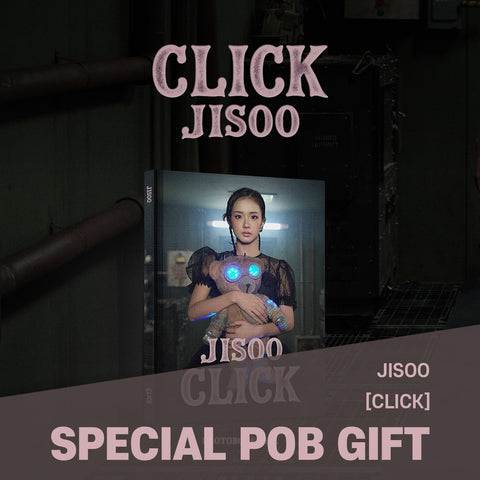 JISOO - Single Album [CLICK] PHOTOBOOK Ver. / GIFT - Baro7 Best Kpop Store