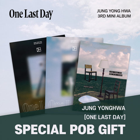 JUNG YONGHWA - 3rd Mini Album [One Last Day] PHOTO BOOK / GIFT - Baro7 Best Kpop Store