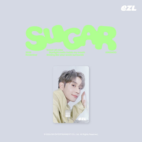 JUNGWOO - [SUGAR] EZL Transportation Card (Korea) - Baro7 Best Kpop Store