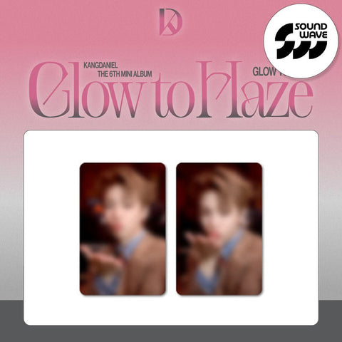 KANG DANIEL - [Glow to Haze] MINI CD KEYRING Ver. / GIFT - Baro7 Best Kpop Store