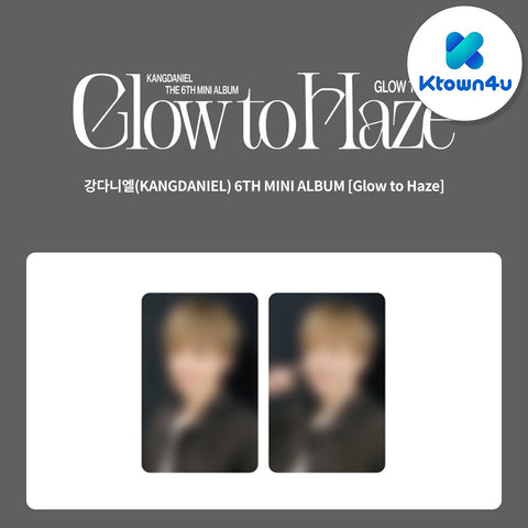 KANG DANIEL - [Glow to Haze] Photo Book Ver. / GIFT - Baro7 Best Kpop Store