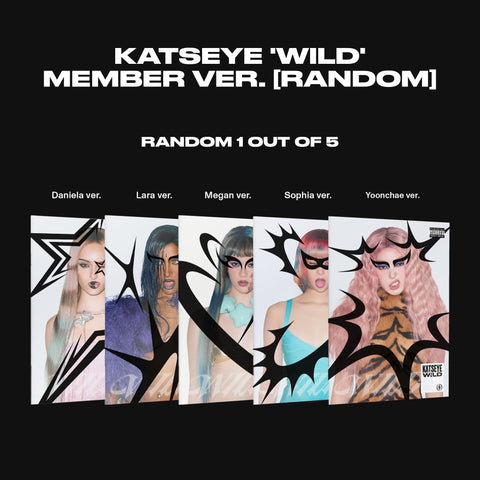 KATSEYE - [WILD] Member Ver. / GIFT - Baro7 Best Kpop Store