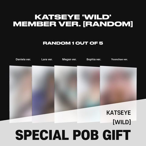 KATSEYE - [WILD] Member Ver. / GIFT - Baro7 Best Kpop Store