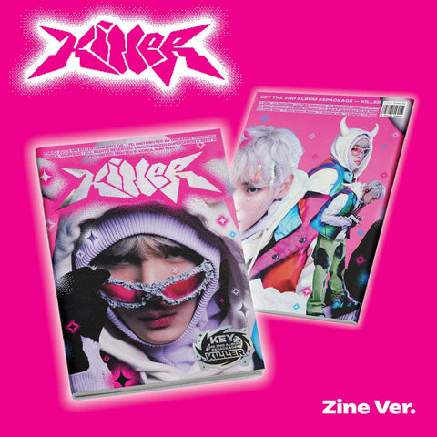 KEY - 2ND ALBUM REPACKAGE [KILLER] ZINE Ver. - Baro7 Best Kpop Store