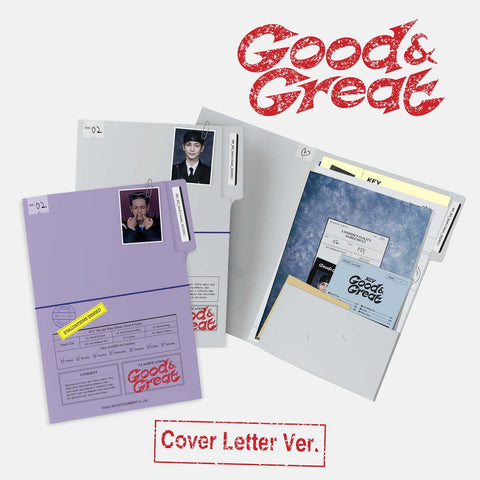 KEY - 2ND MINI ALBUM [Good & Great] COVER LETTER Ver. - Baro7 Best Kpop Store