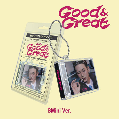 KEY - 2ND MINI ALBUM [Good & Great] SMini Ver. (SMART ALBUM) - Baro7 Best Kpop Store