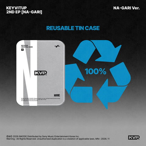 KEYVITUP - 2nd EP [NA-GARI] NA-GARI Ver. - Baro7 Best Kpop Store