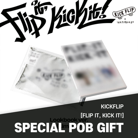 KickFlip - 1st Mini Album [Flip it, Kick it!] Lookbook Ver. / GIFT - Baro7 Best Kpop Store