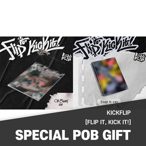 KickFlip - 1st Mini Album [Flip it, Kick it!] Standard Ver. / GIFT - Baro7 Best Kpop Store