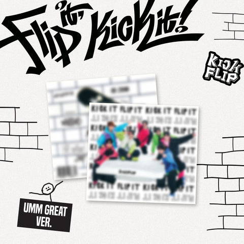 KickFlip - 1st Mini Album [Flip it, Kick it!] Umm Great Ver. - Baro7 Best Kpop Store