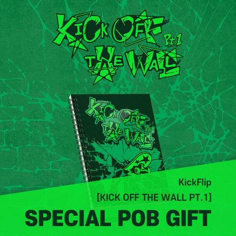 KickFlip - 5th Mini Album [KICK OFF THE WALL Pt.1] PHOTOBOOK Ver. / GIFT - Baro7 Best Kpop Store