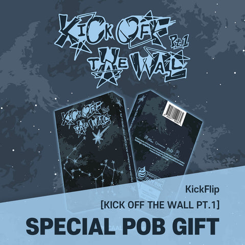 KickFlip - 5th Mini Album [KICK OFF THE WALL Pt.1] POCAALBUM Ver. / GIFT - Baro7 Best Kpop Store