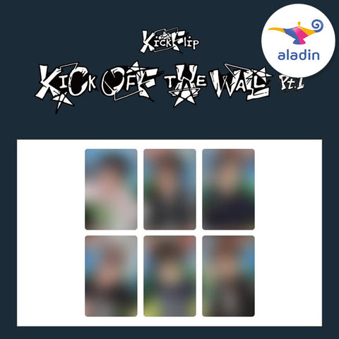 KickFlip - 5th Mini Album [KICK OFF THE WALL Pt.1] POCAALBUM Ver. / GIFT - Baro7 Best Kpop Store