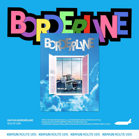 KIHYUN - EP [BORDERLINE] ROUTE Ver. - Baro7 Best Kpop Store