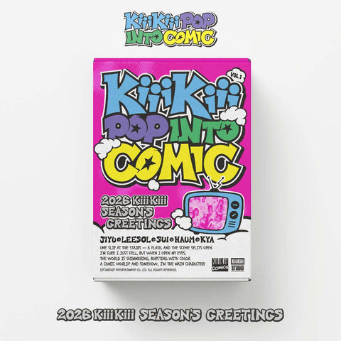 KiiiKiii - 2026 SEASON'S GREETINGS [KiiiKiii POP INTO COMIC] - Baro7 Best Kpop Store