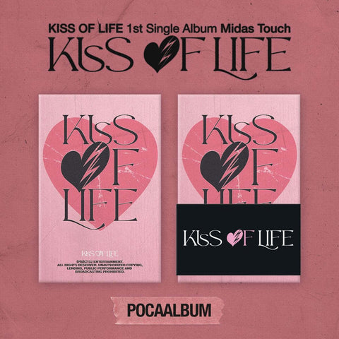 KISS OF LIFE - 1ST SINGLE ALBUM [MIDAS TOUCH] POCA Ver. - Baro7 Best Kpop Store