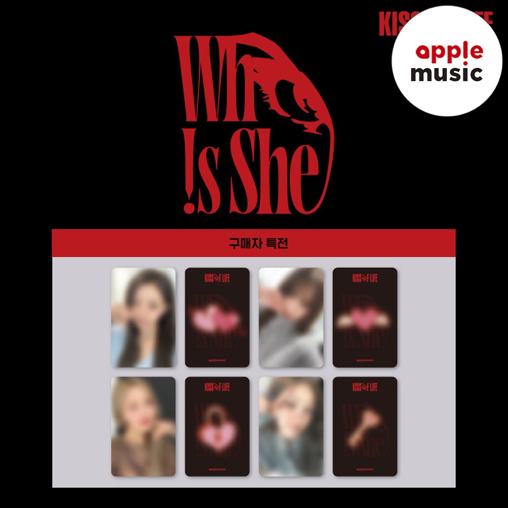 KISS OF LIFE - 2nd Single Album [Who is she] Awe Ver. / GIFT