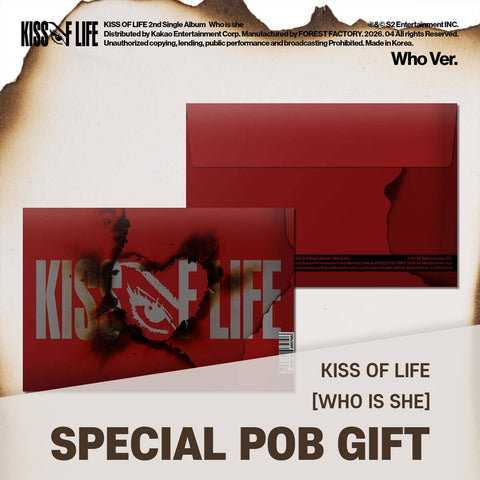 KISS OF LIFE - 2nd Single Album [Who is she] Who Ver. / GIFT - Baro7 Best Kpop Store