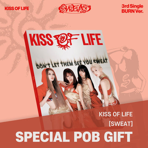 KISS OF LIFE - 3rd Single [SWEAT] BURN Ver. / GIFT - Baro7 Best Kpop Store