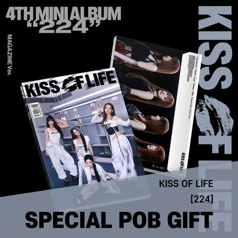 KISS OF LIFE - 4th Mini Album [224] Magazine Ver. / GIFT - Baro7 Best Kpop Store