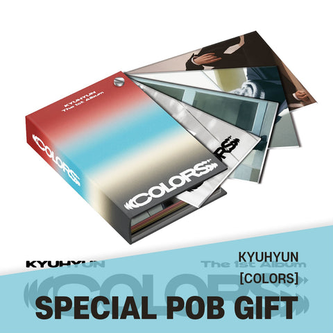 KYUHYUN - 1st Album [COLORS] Color Swatch Book Ver. / GIFT - Baro7 Best Kpop Store