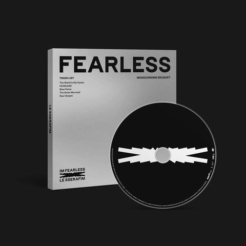 LE SSERAFIM - 1ST MINI ALBUM [FEARLESS] MONOCHROME BOUQUET Ver. - Baro7 Best Kpop Store