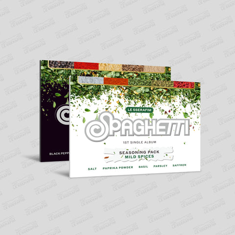LE SSERAFIM - 1st Single Album [SPAGHETTI] Weverse Albums Ver. / GIFT - Baro7 Best Kpop Store