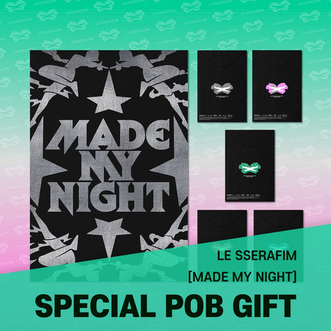 LE SSERAFIM - 2nd Single Album [Made My Night] COMPACT Ver. / GIFT - Baro7 Best Kpop Store