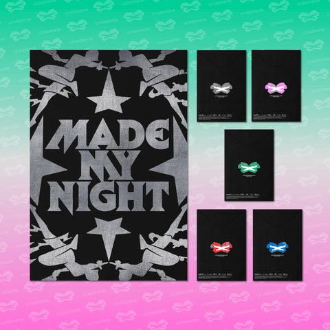 LE SSERAFIM - 2nd Single Album [Made My Night] COMPACT Ver. / GIFT - Baro7 Best Kpop Store