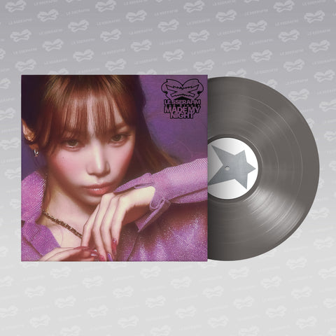 LE SSERAFIM - 2nd Single Album [Made My Night] Vinyl (CHIC SILVER Ver.) - Baro7 Best Kpop Store