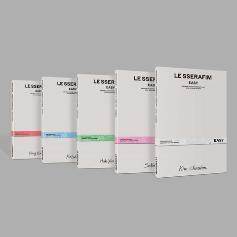 LE SSERAFIM - 3RD MINI ALBUM [EASY] COMPACT Ver. - Baro7 Best Kpop Store