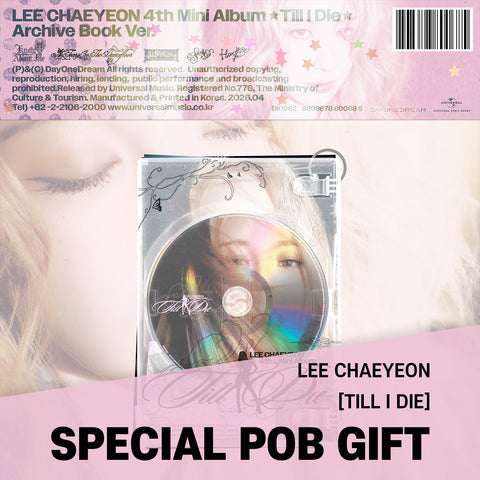 LEE CHAEYEON - 4th Mini Album [Till I Die] Archive Book Ver. / GIFT - Baro7 Best Kpop Store